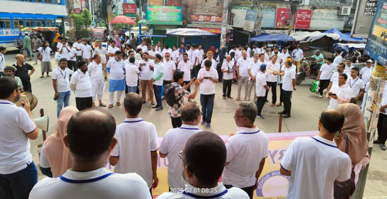 Rajshahi Rotary Clubs Unite in Grand Rally to Inaugurate Rotary Year 2025-26